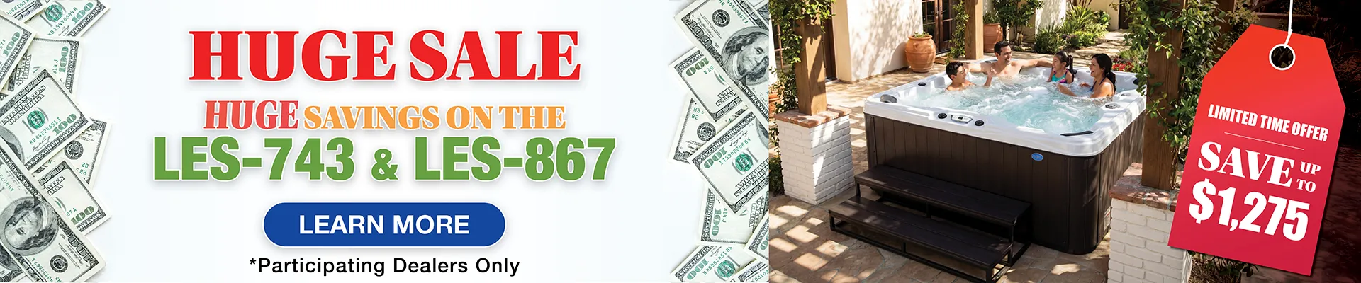 Calspas hot tub being used in a family setting - Cape Coral